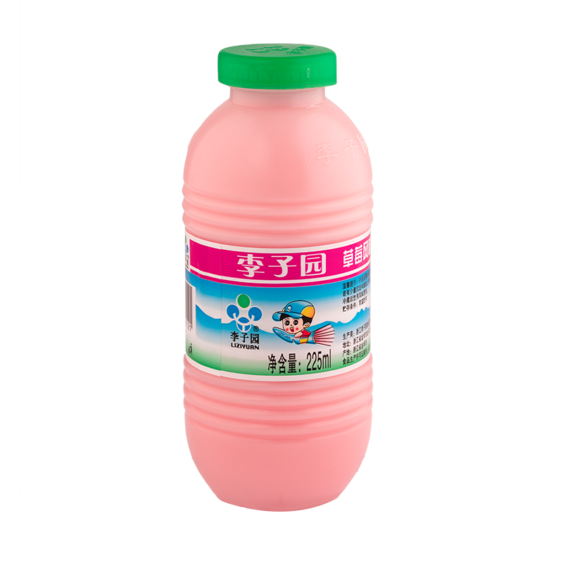 草莓風(fēng)味乳飲料，單瓶?jī)艉?25ml